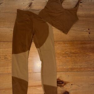 lululemon athletica Brown and Tan Set